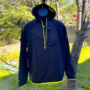 Salomon Men’s 3/4 Zip Hooded Sports Jacket